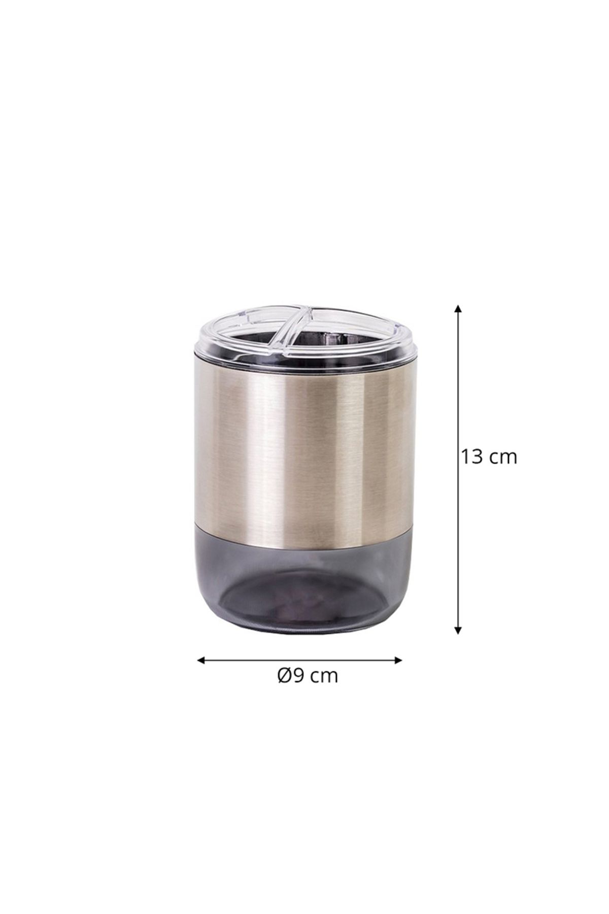Prima Nova-Lima XL Toothbrush Holder Transparent Black 3