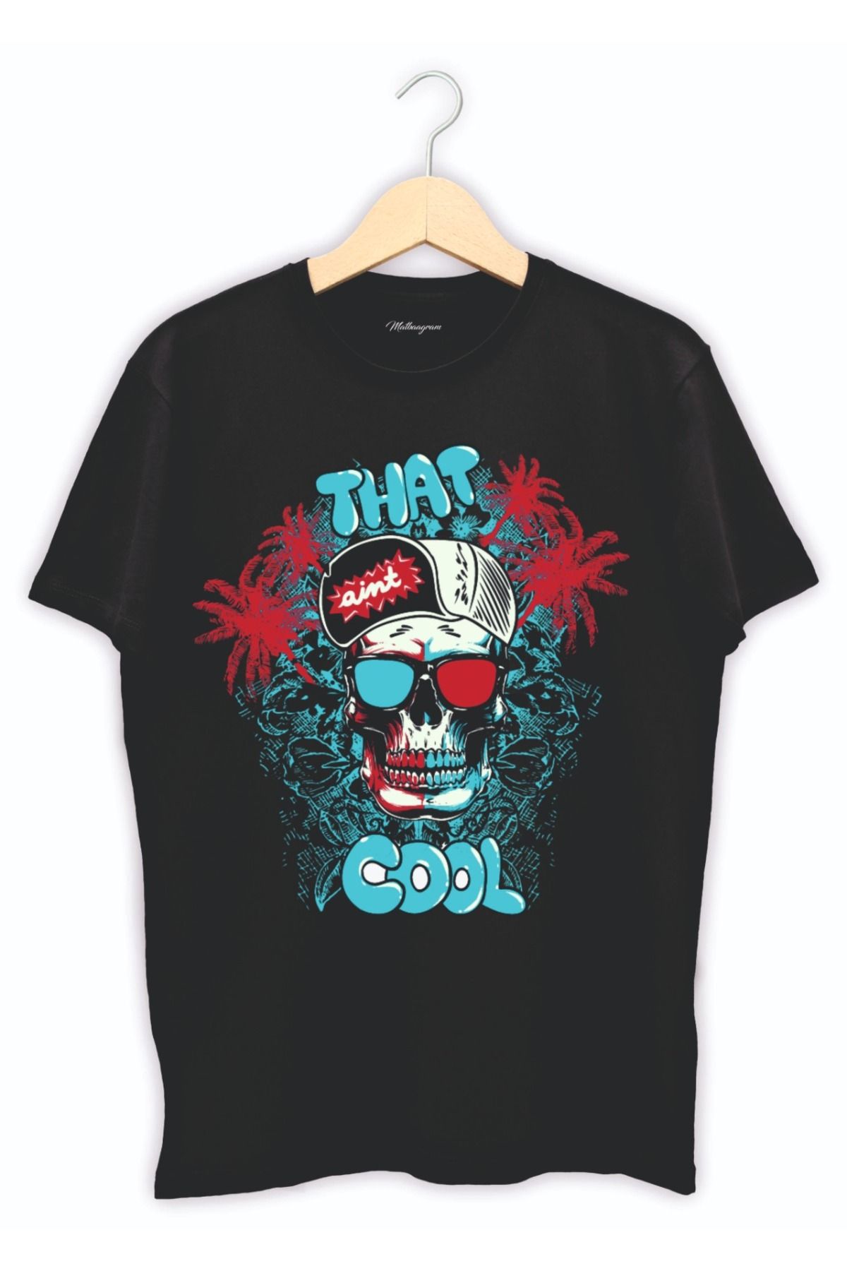 Matbaagram Kişiye özel tişört baskı-the cool kurukafa