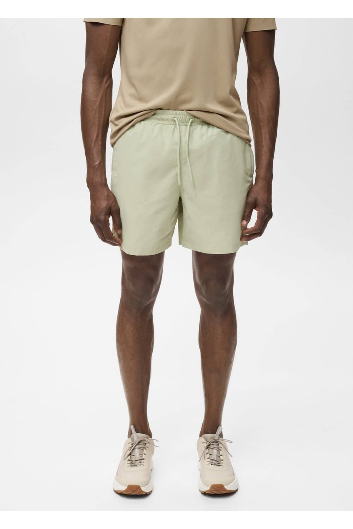 Fermuarlı cepli mayo