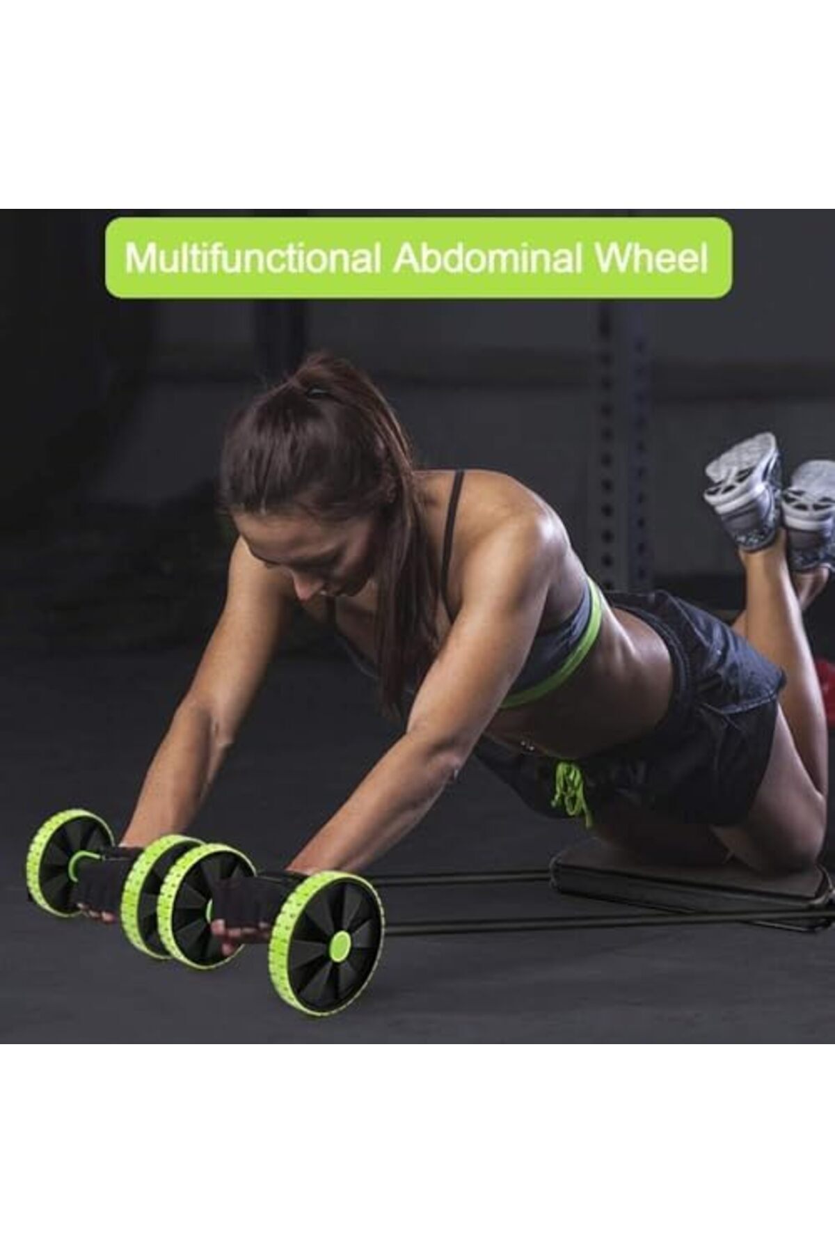جهاز تدريب عضلات البطن متعدد الوظائف - أخضر