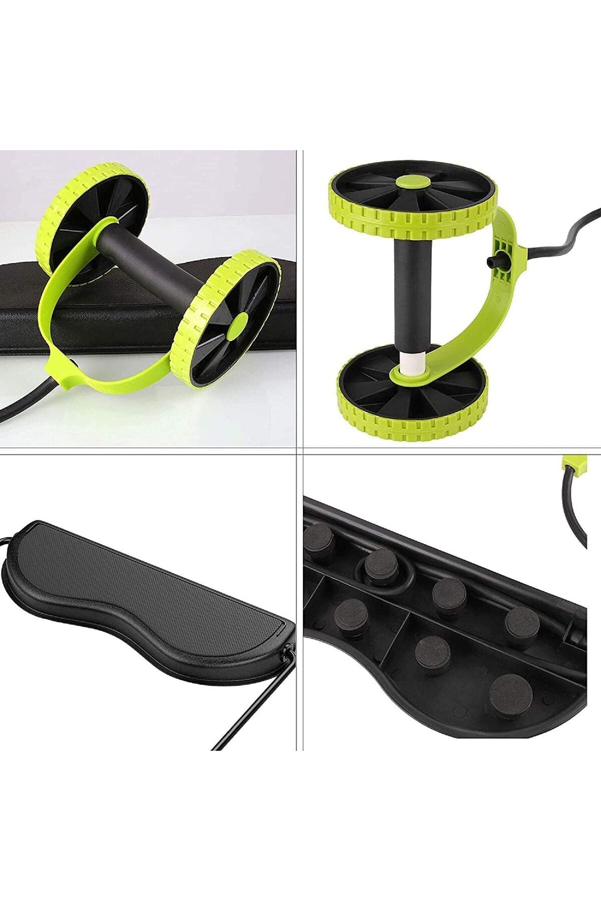 جهاز تدريب عضلات البطن متعدد الوظائف - أخضر