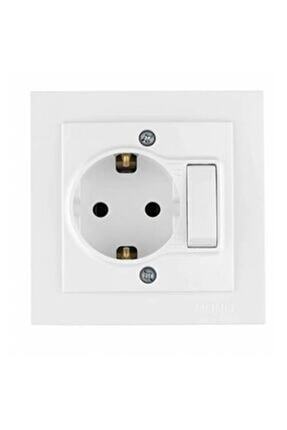 MONO ELECTRIC Eraplast Sıva Altı Anahtarlı Priz