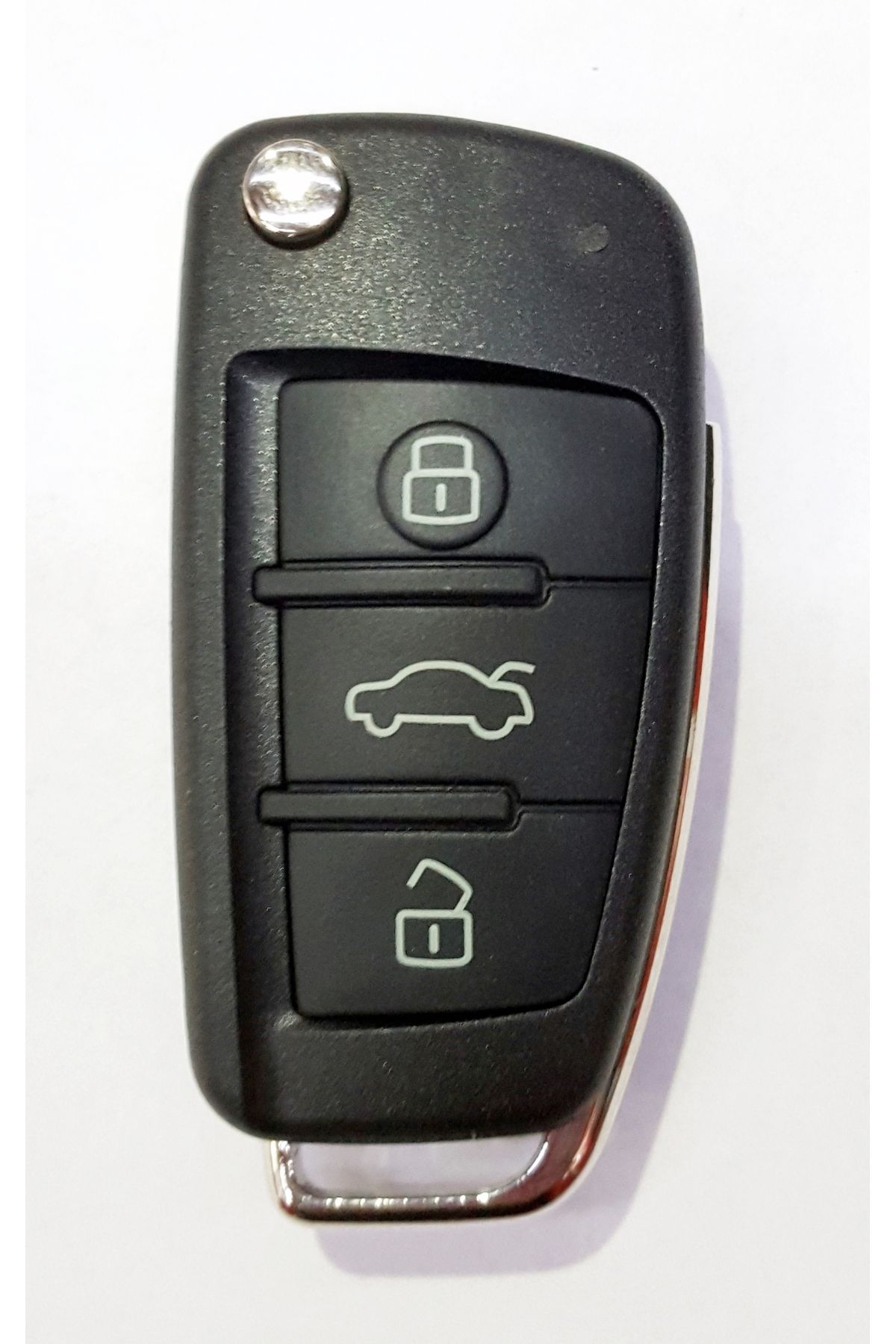 skilit samsun oto kilit-Audi A1 A2 A3 A4 A5 A6 Switchblade Control Container 3 Buttons with Logo 1