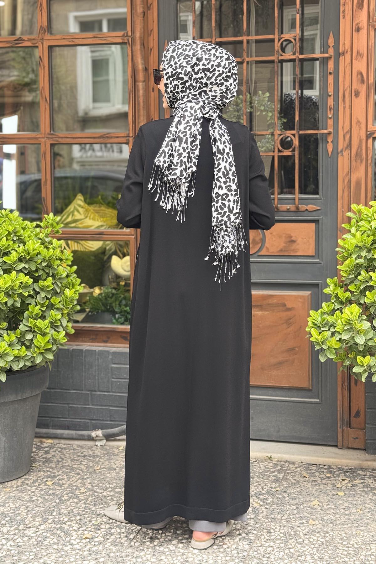 MISS DALIDA-Miss Dalida Cardigan T25Y-9007 Black 4