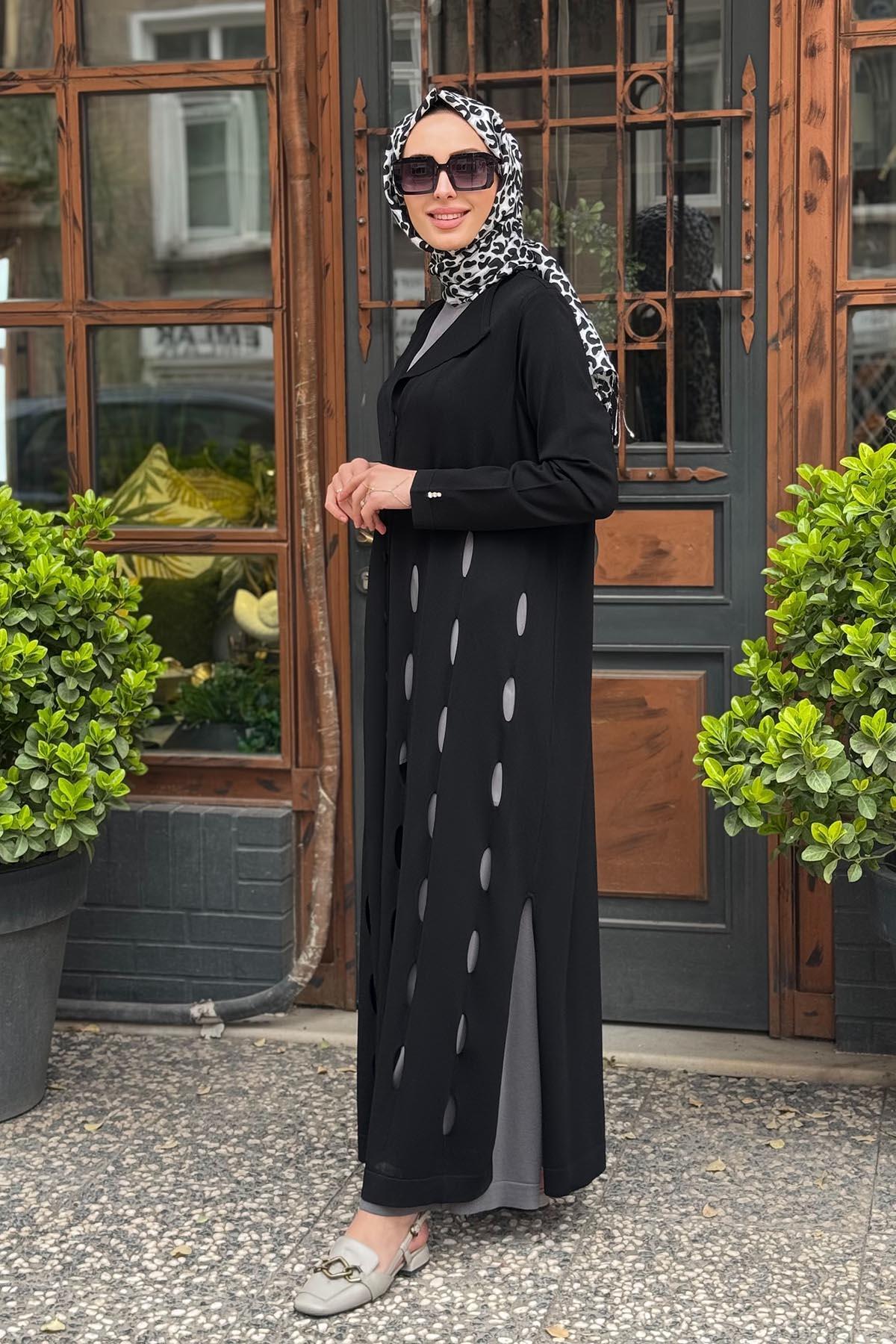 MISS DALIDA-Miss Dalida Cardigan T25Y-9007 Black 2