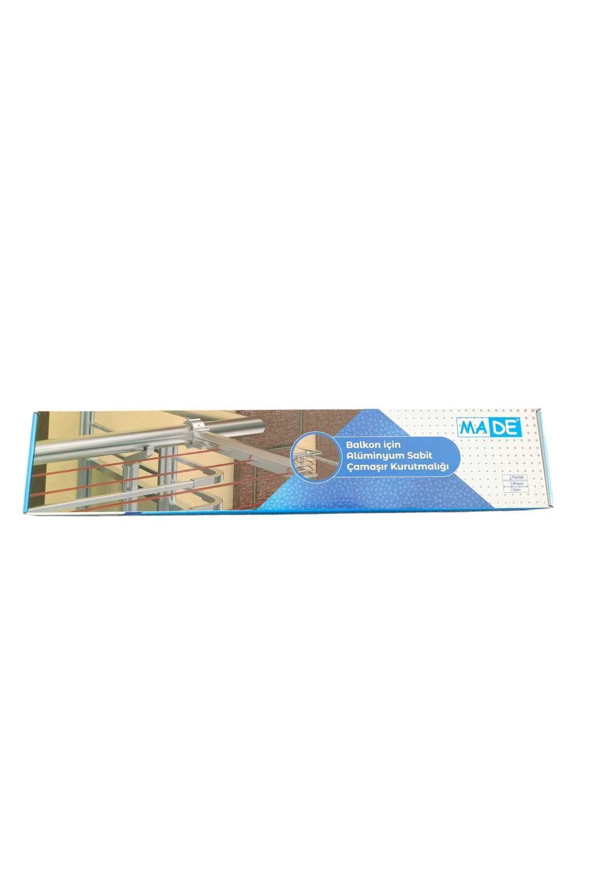 MADE Balkon İçin Alüminyum Sabit Çamaşır Kurutmalığı 50cm