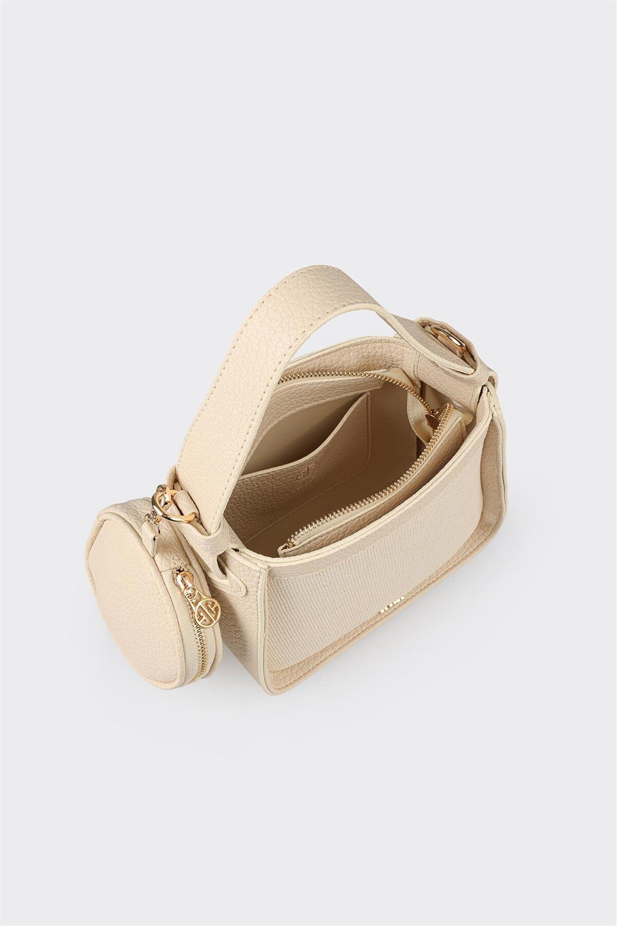 کیف دستی زنانه کوچک بژ Elle