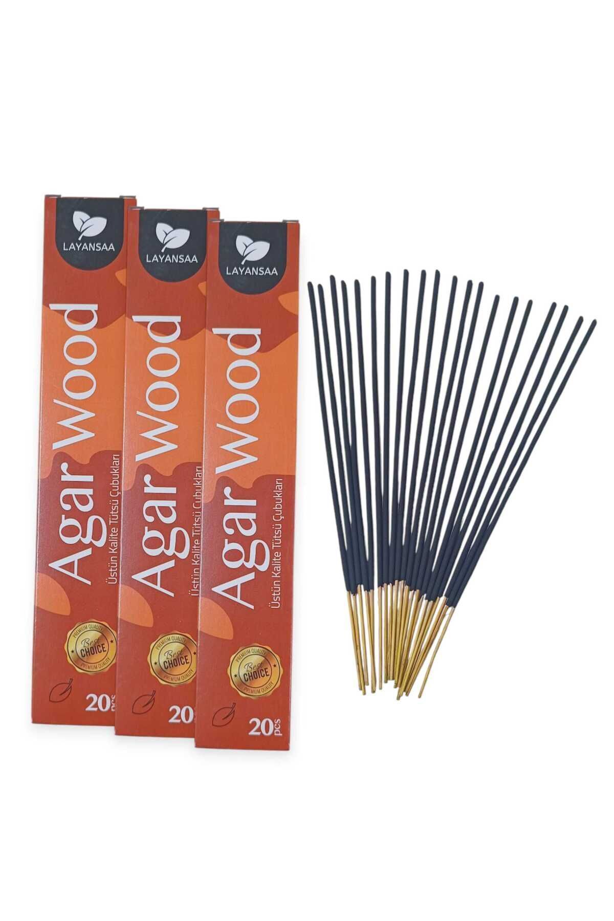 CBR melekeli Agar Wood Çubuk Tütsü 60 Pcs