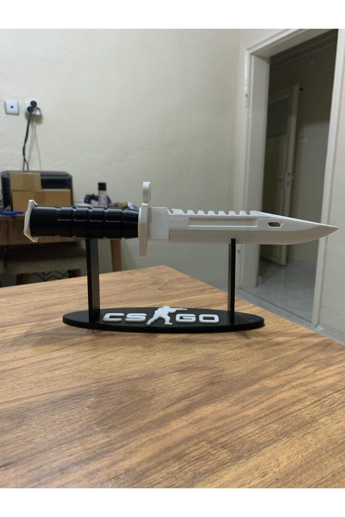 Modellio3D-Cs:Go M9 Bayonet 3D Printing Decorative Knife Model + Stand 4