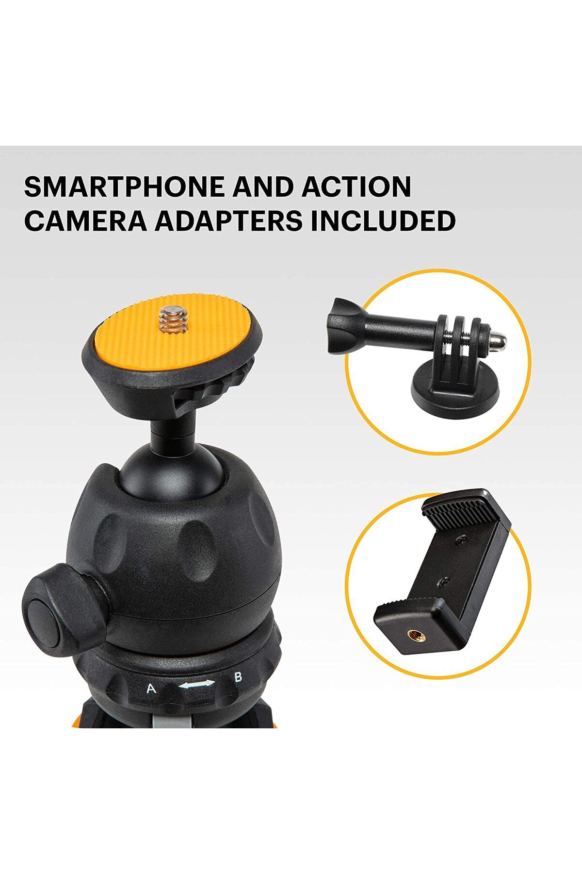 Kodak-Kodak Mini foldable mini tripod for camera, mobile phone and action camera, ball head 3
