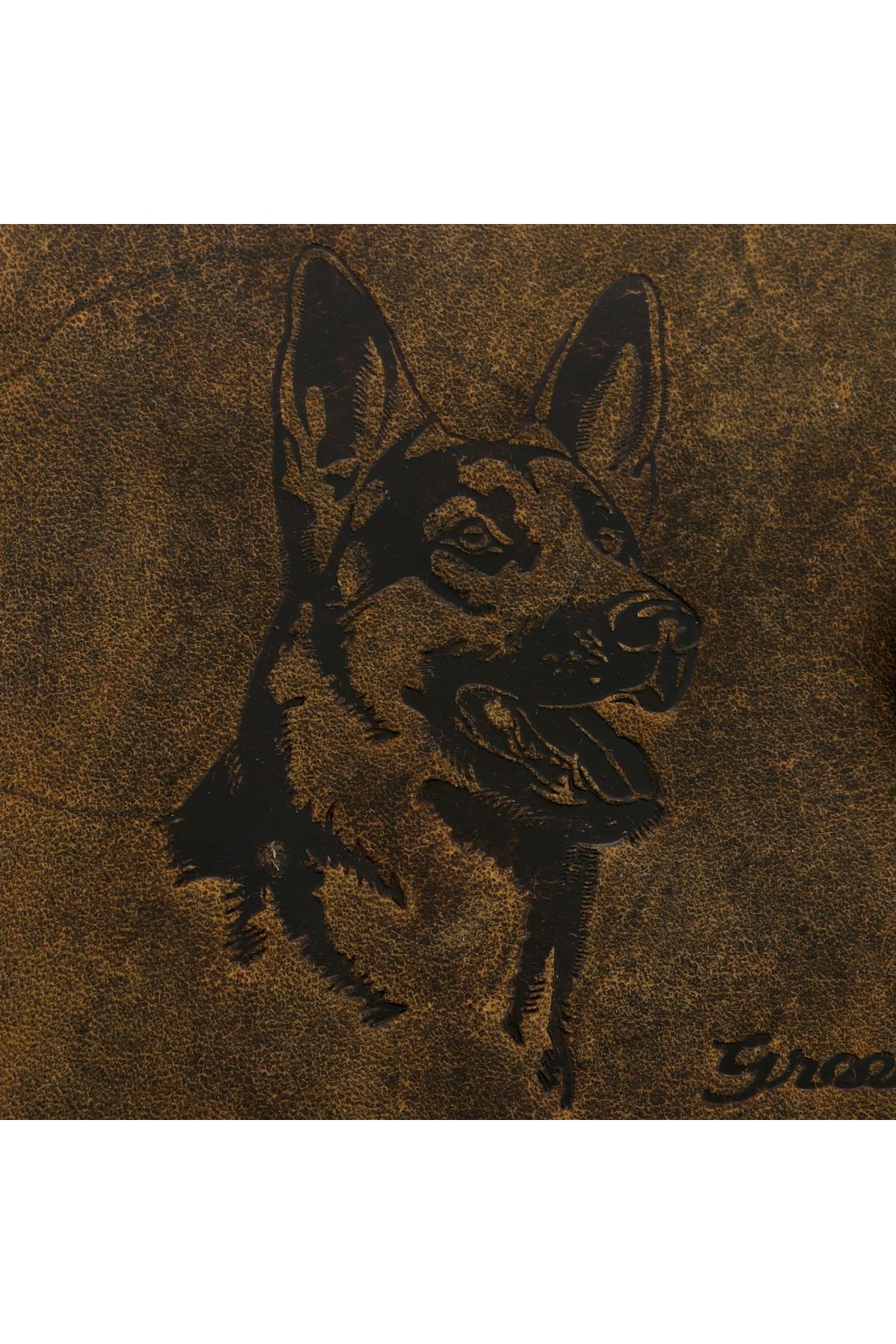 GiftExpress-Genuine leather wallet wolf dog RFID 6