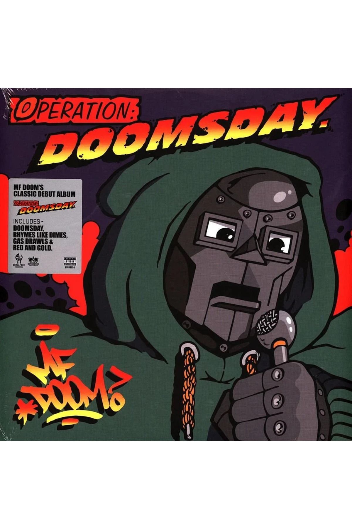 PhD Collectibles MF DOOM Operation: Doomsday Black Vinyl Edition