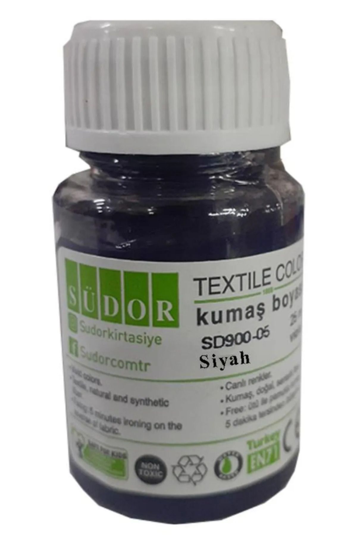 Glanart Kumaş Boyası Tişört Çanta Tekstil Boyası 25 ml 1 Adet südor kumaş boyası