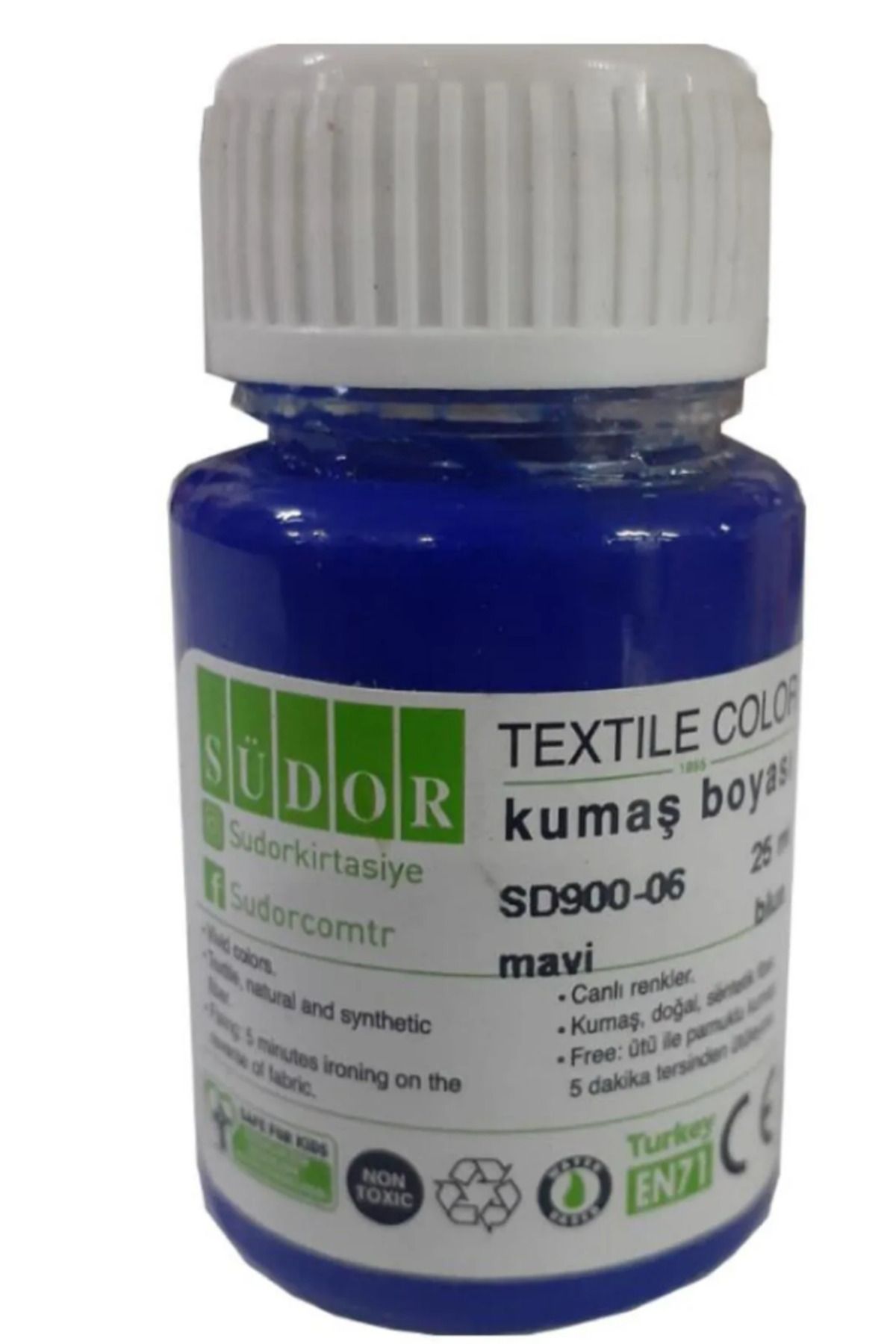 Glanart Kumaş Boyası Tişört Çanta Tekstil Boyası 25 ml 1 Adet südor kumaş boyası