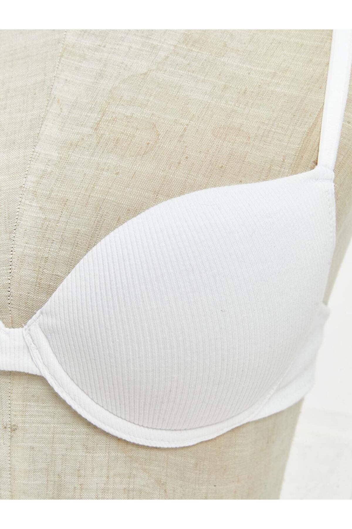 LC Waikiki-Plain T-Shirt Bra Without Underwire Without Padding (W4) 3