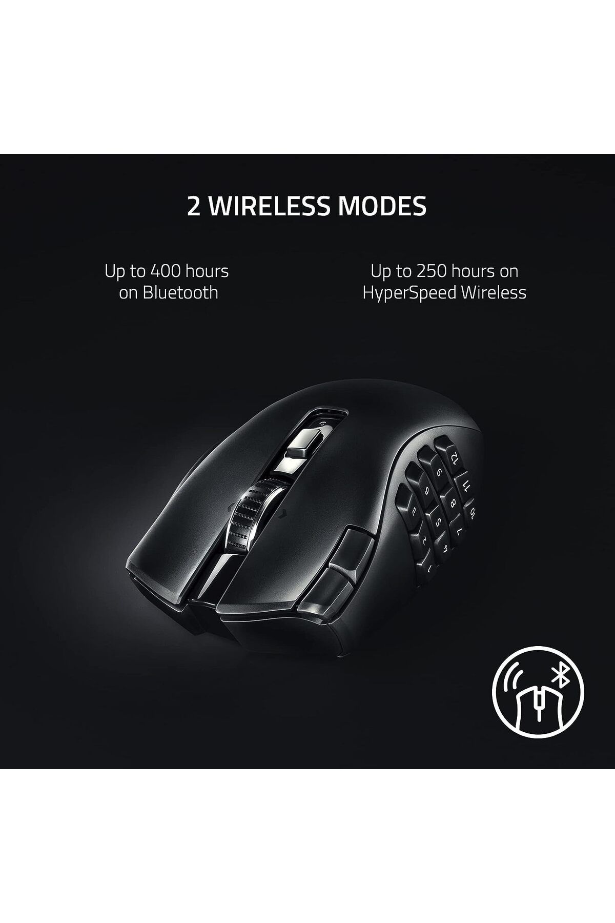 RAZER-Naga X Wired Mmo Gaming Mouse: 18k Dpi Optical Sensor, Chroma Rgb, 16 Buttons, 85g - Black 5
