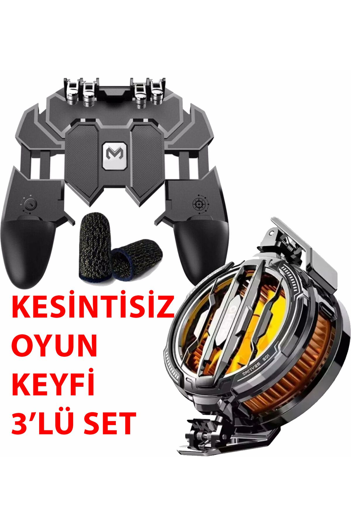 İMEXTECH Bilişim Burada CX07 Mıknatıslı Magsafe Destekli Ulra Güçlü Soğutucu+AK-66 Tetik Ve Parmaklık Set