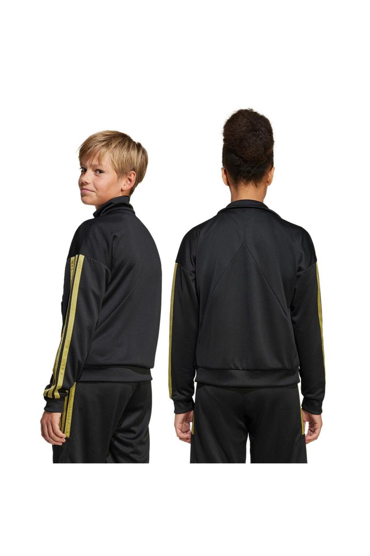 adidas Unisex Çocuk Siyah Ceket J HOT COF TTOP JI6185 fotoğrafı 6 (önizleme)