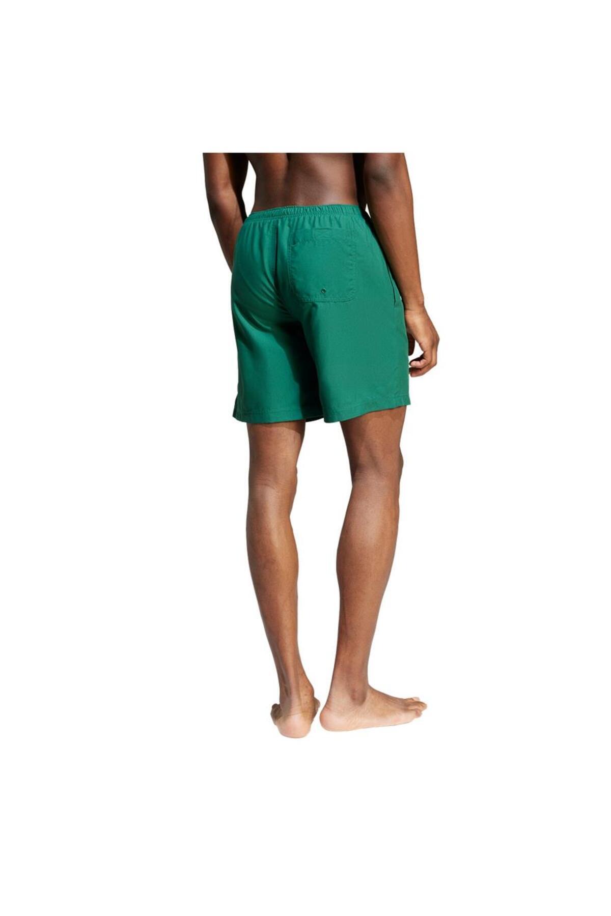 adidas-Men's Green Swim Shorts Adıc Solid 8Inc Jg1049 2