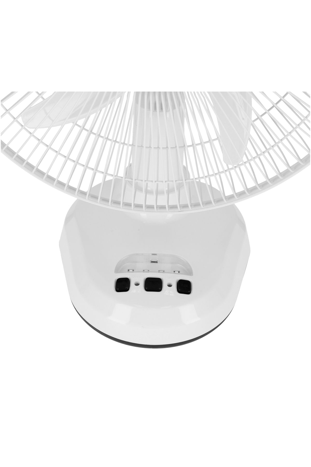 KRYPTON-12'' Table Fan with LED | 2-Speed | Oscillating/Static Modes | Portable Desk Fan for Home/Office 4