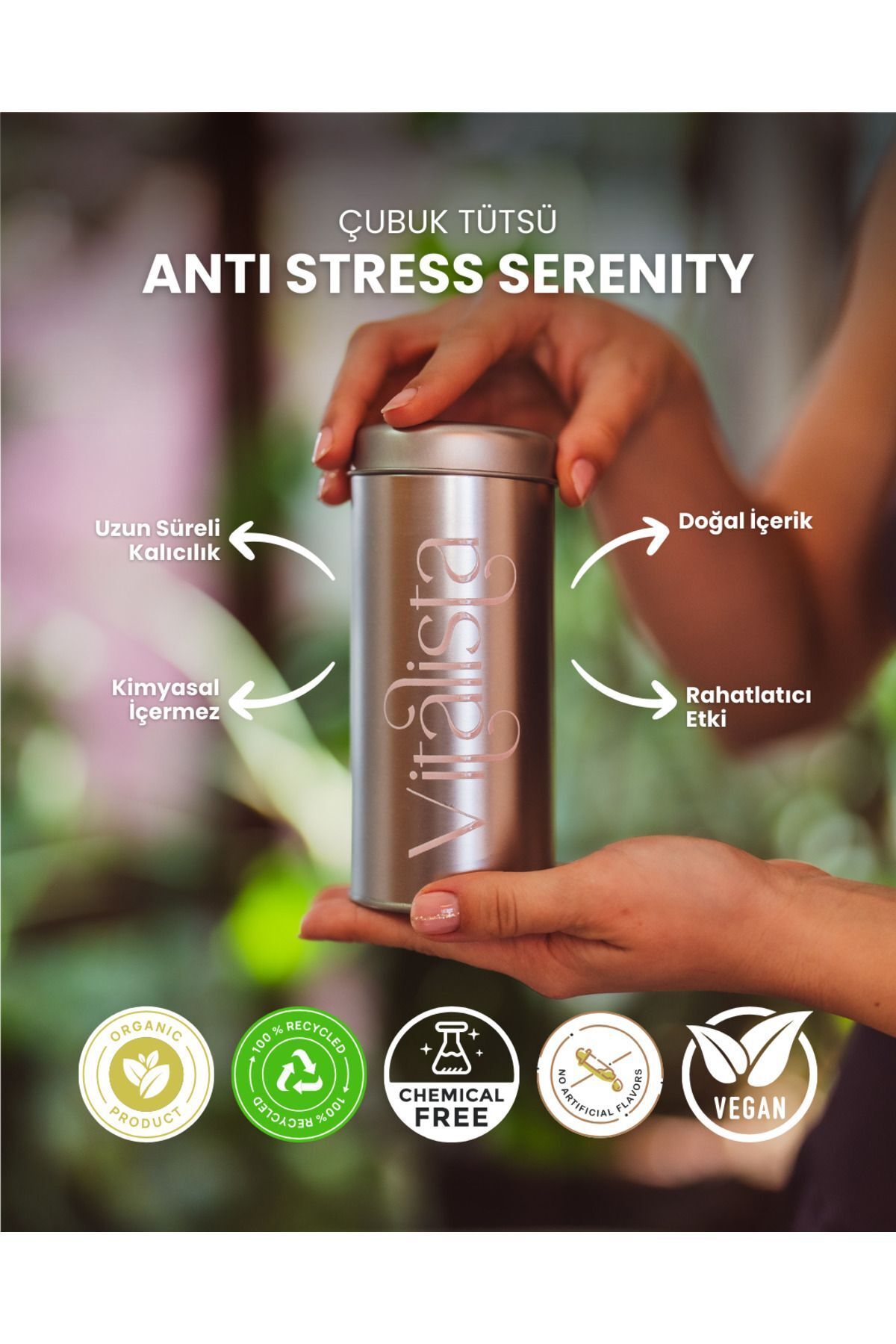 Vitalista Serenity Stick Anti Stress Çubuk Tütsü
