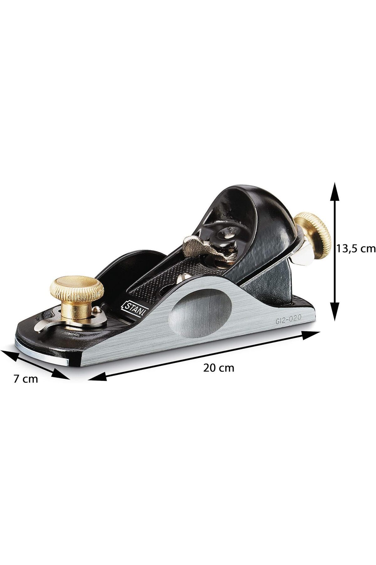 Stanley-1-12-020 No. 9 Block Plane, Black/Silver 7