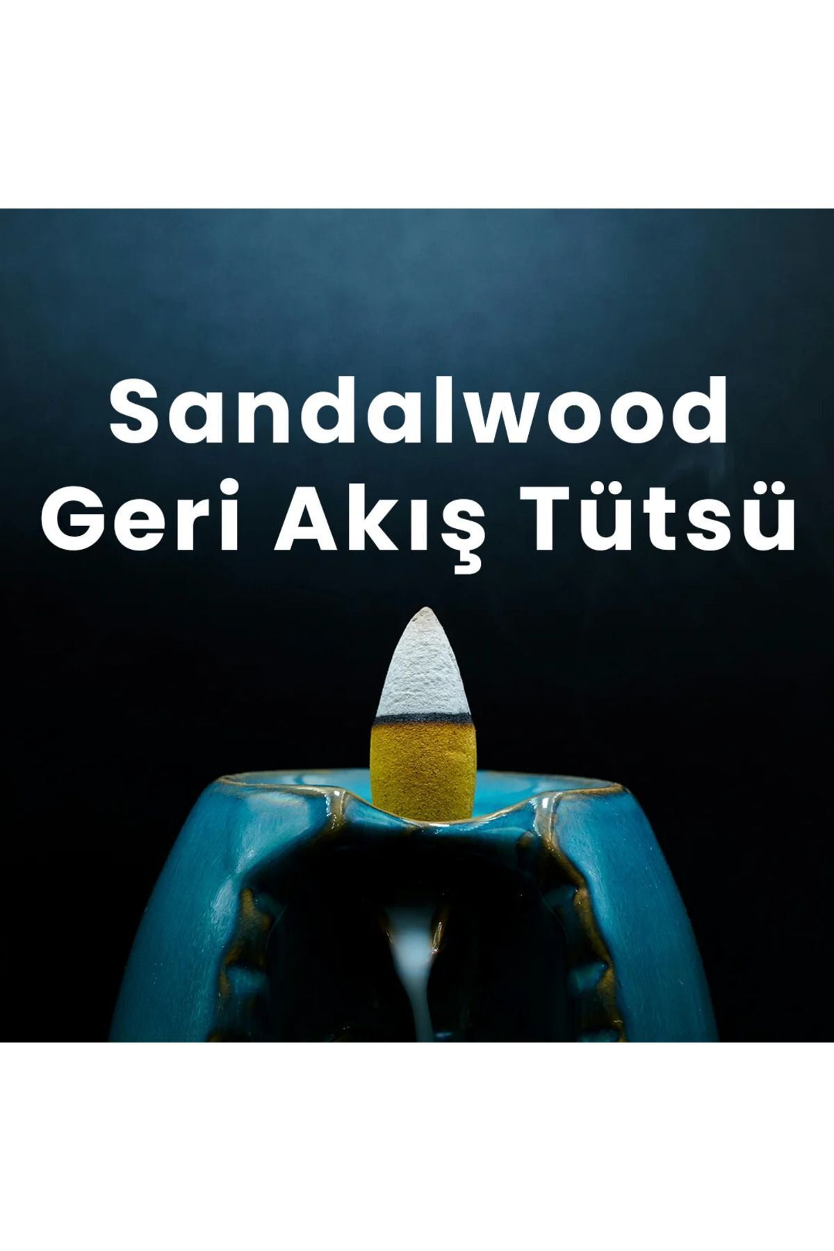 Vitalista Sandalwood Serenity Geri Akışlı Şelale Tütsü (Backflow)
