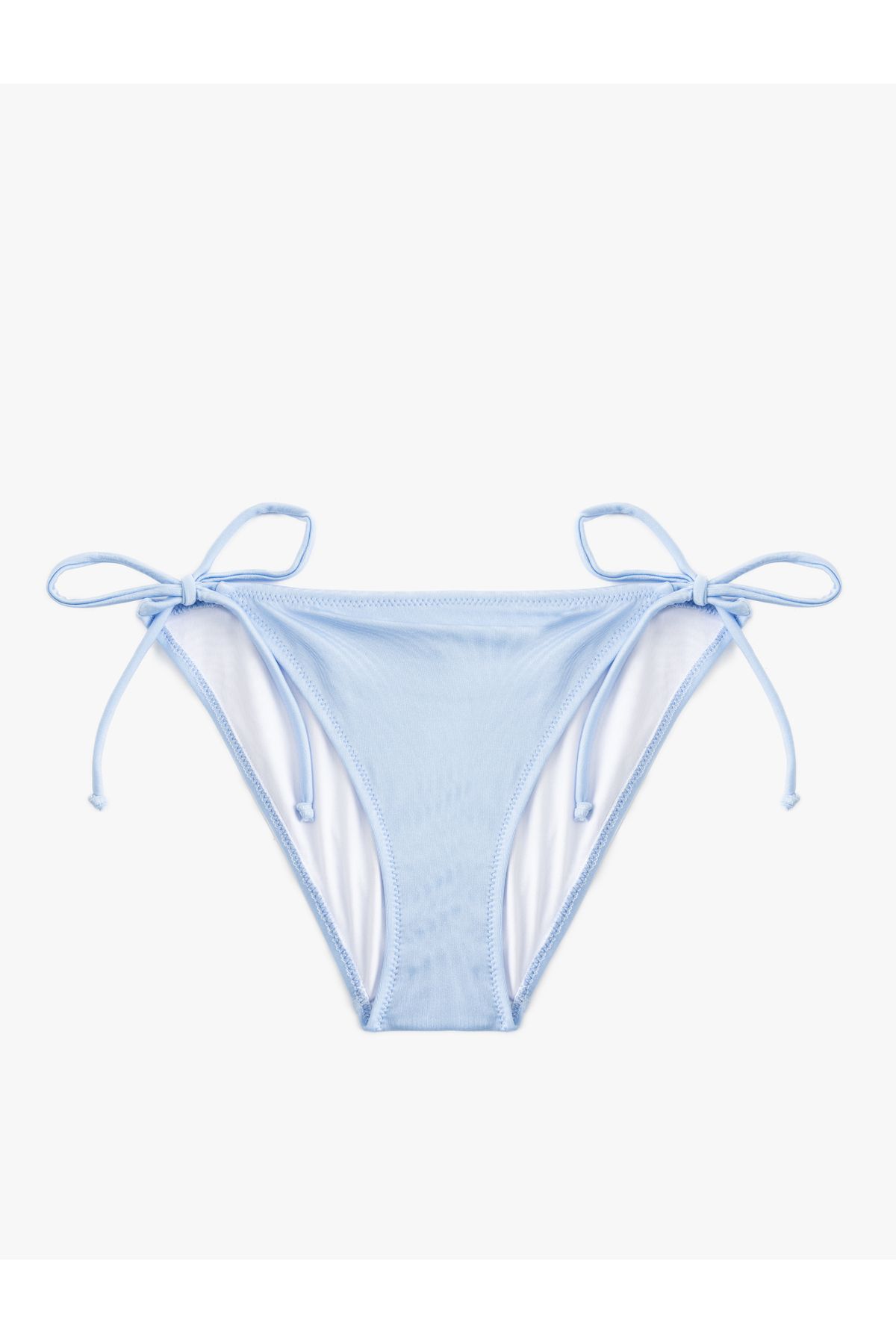 Koton-Shiny Bikini Bottom with Drawstrings on the Sides 1
