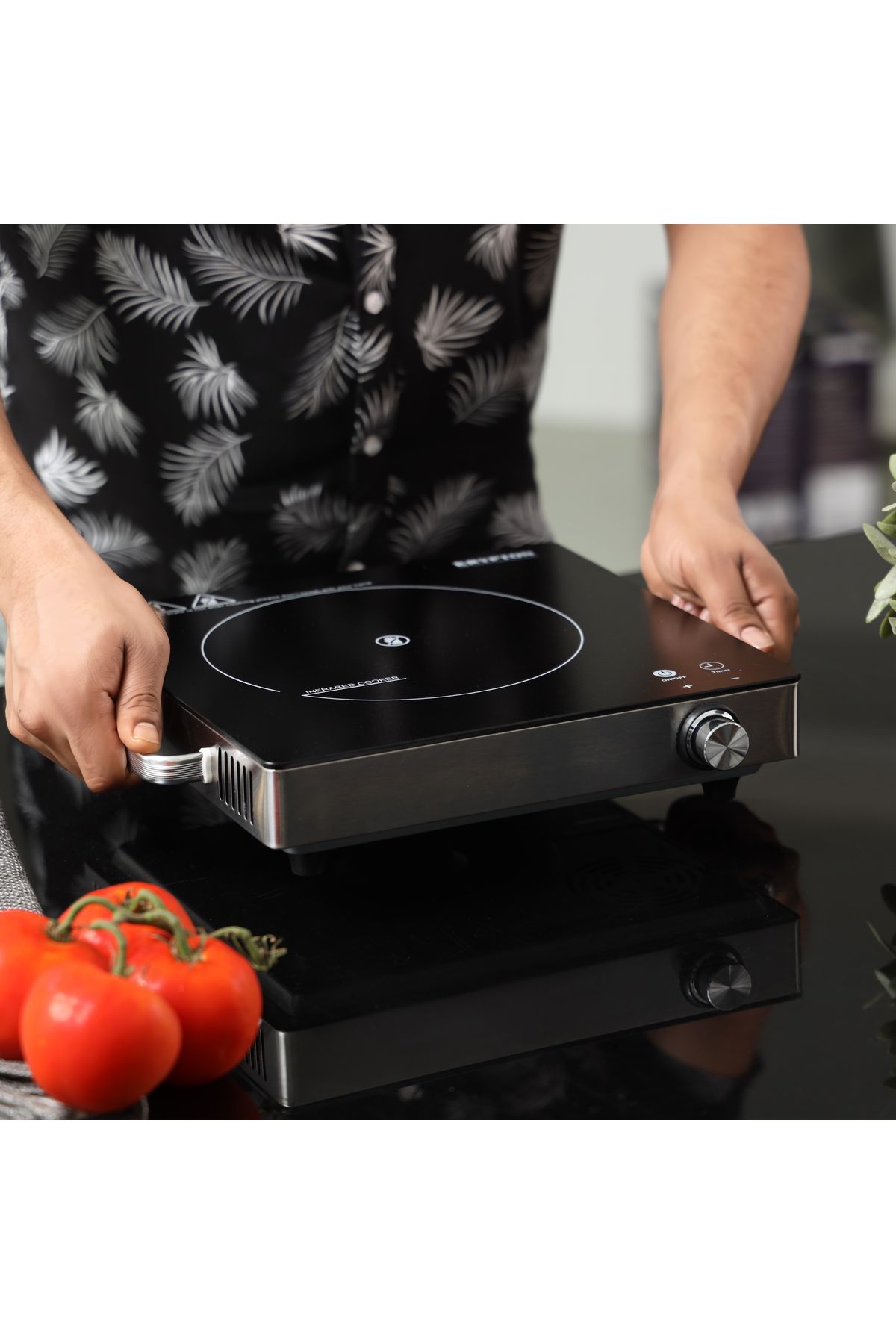 KRYPTON-Digital Infrared Cooker | 2200W | Touch Control | Multi-Function | Energy Saving | SS Housing 4