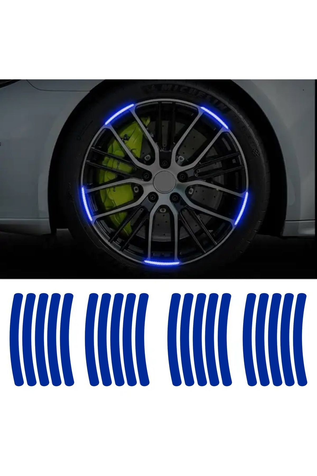 Avex Set De 20 Piese Elemente Reflectorizante "wheel Arch" Pentru Masini, Biciclete, Motociclete, Atv-uri - One Size