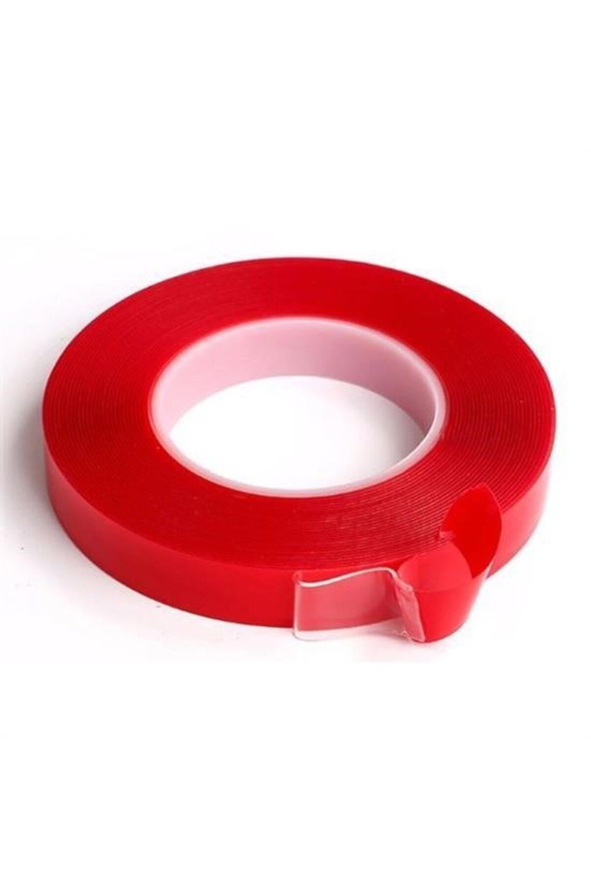 Nurum E Tİcaret BUFFER® 2 Metre Güçlü Yapışkanlı Çift Taraflı Slikon Pratik Şeffaf Bant
