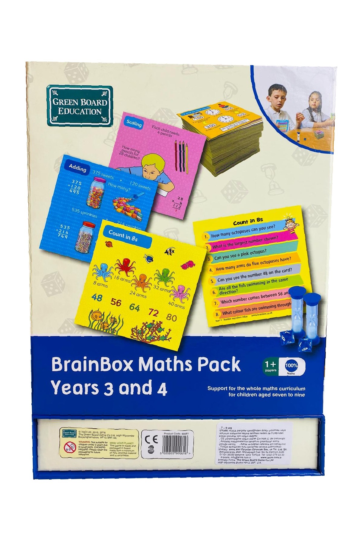 بسته ریاضی برینباکس ۳-۴ (بسته ریاضی سالهای سوم و چهارم) – انگلیسی