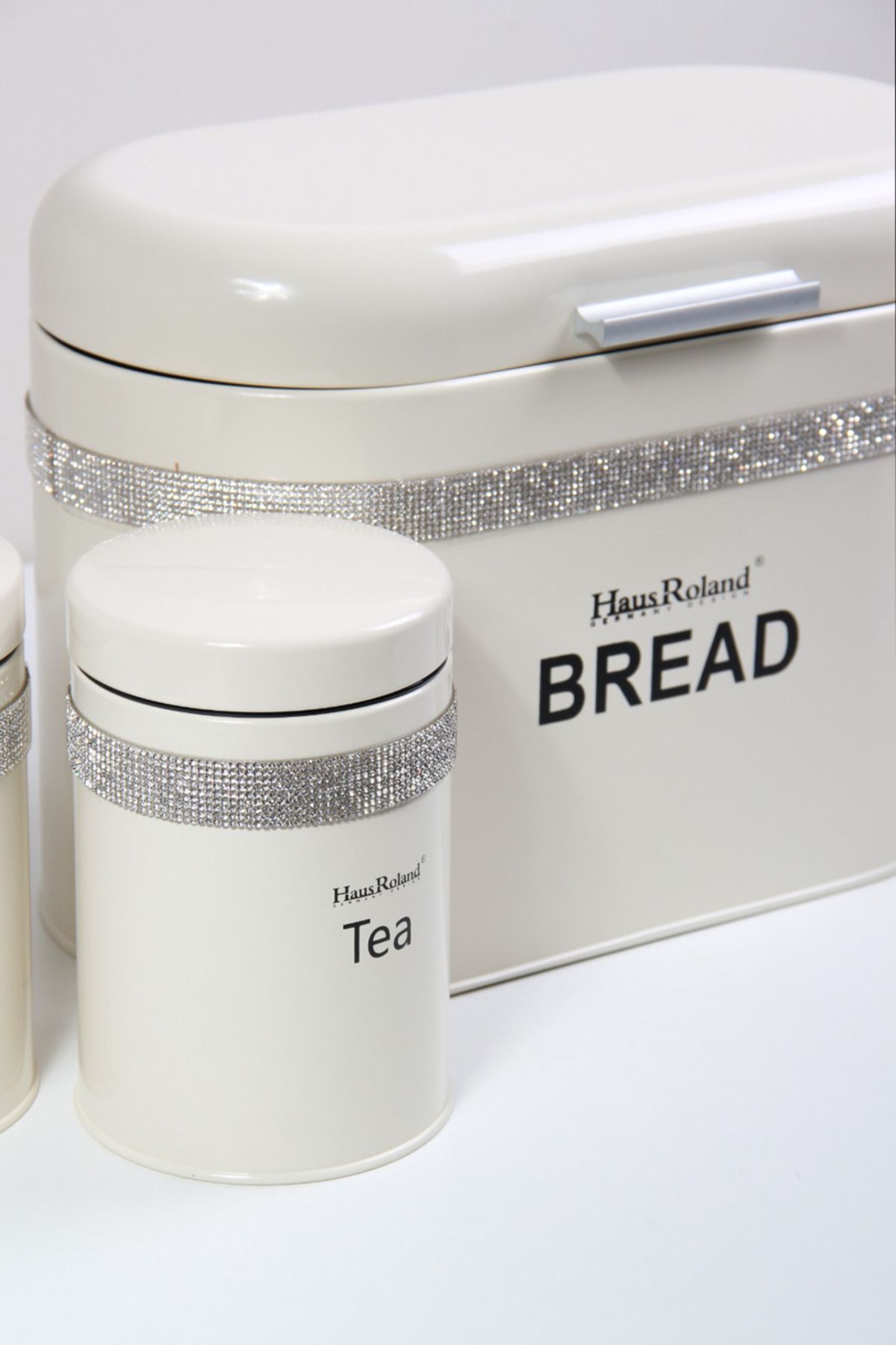 Generic-Tea and coffee storage jars with a lid for storing bread 5
