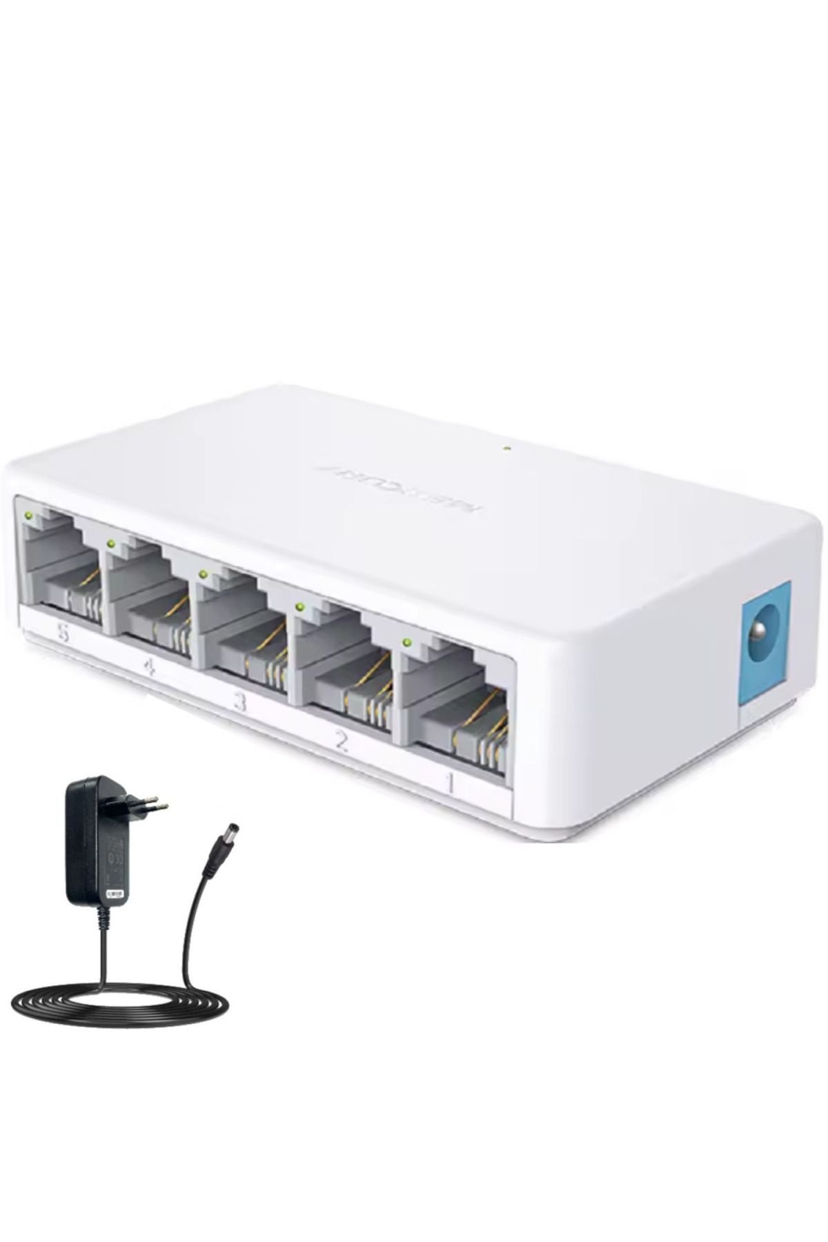 SONREİR 5 Port Ethernet Switch – Gigabit Hız Hızlı Veri Aktarımı Tak Çalıştır Ev Ofis Kullanımı İçin