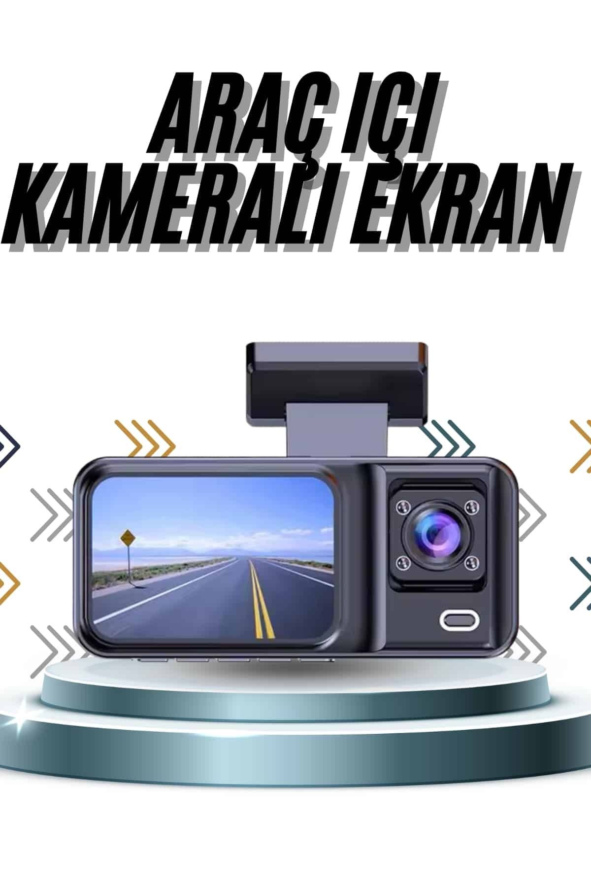 nerede bulurum DVR Araç İçi Kamera Ön ve İç Kamera 2 İnç Ekranlı Çift Kamera