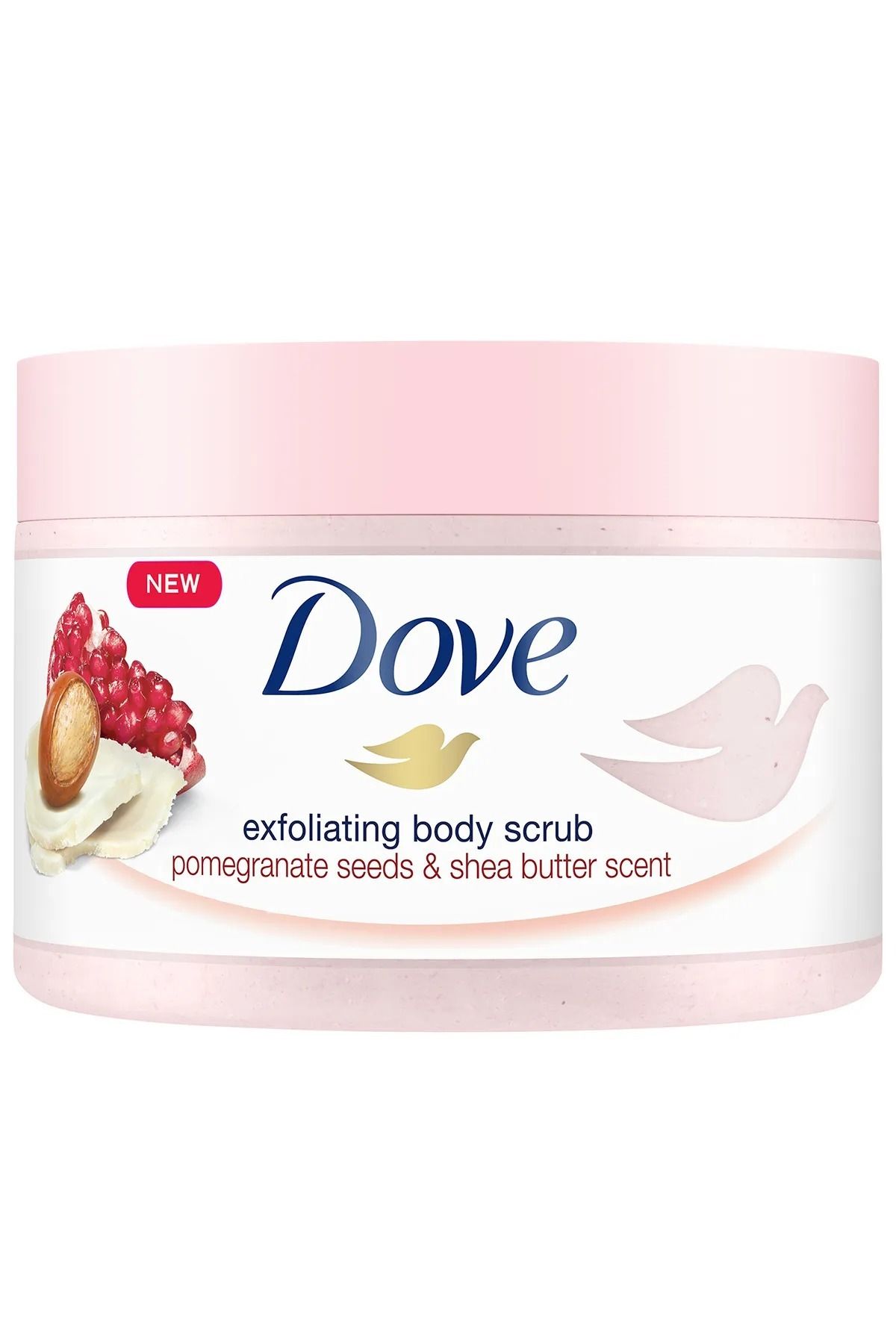 Dove-مقشر الجسم ببذور الرمان وزبدة الشيا 225 مل 2