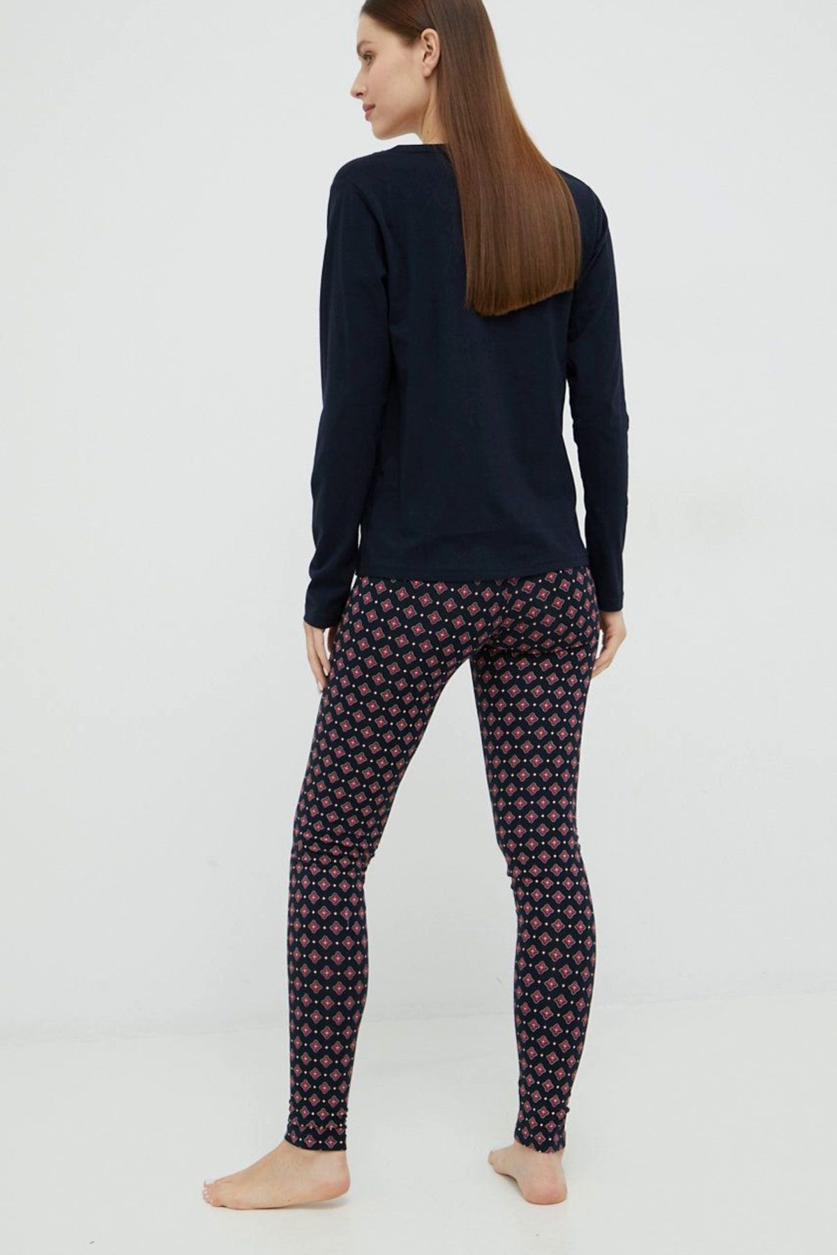 Tommy Hilfiger-Pijama dama Tommy Hilfiger UW0UW03993 2