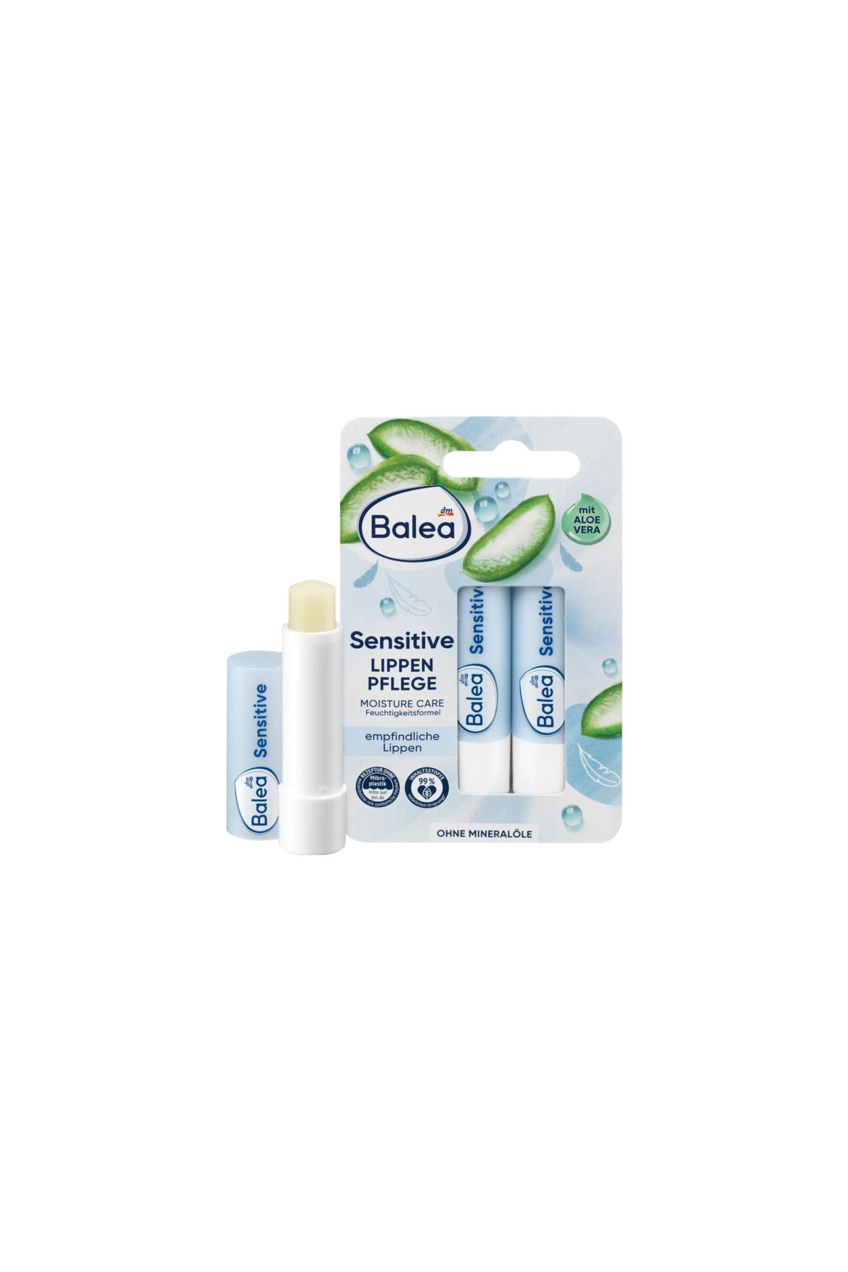 BALEA Lippenpflege Sensitive, 9,6 g Dudak Nemlendiricisi Lip Balm