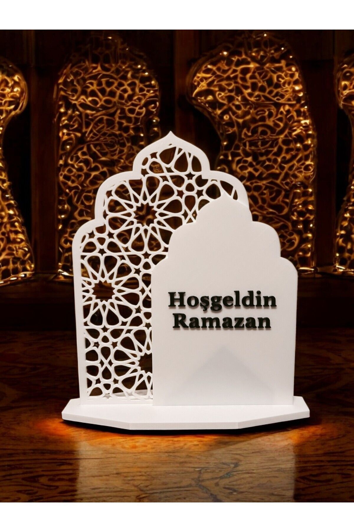 teknotrust Hoşgeldin Ramazan Dekoratif Masa Ünite Süsü ve Kapı Süsü