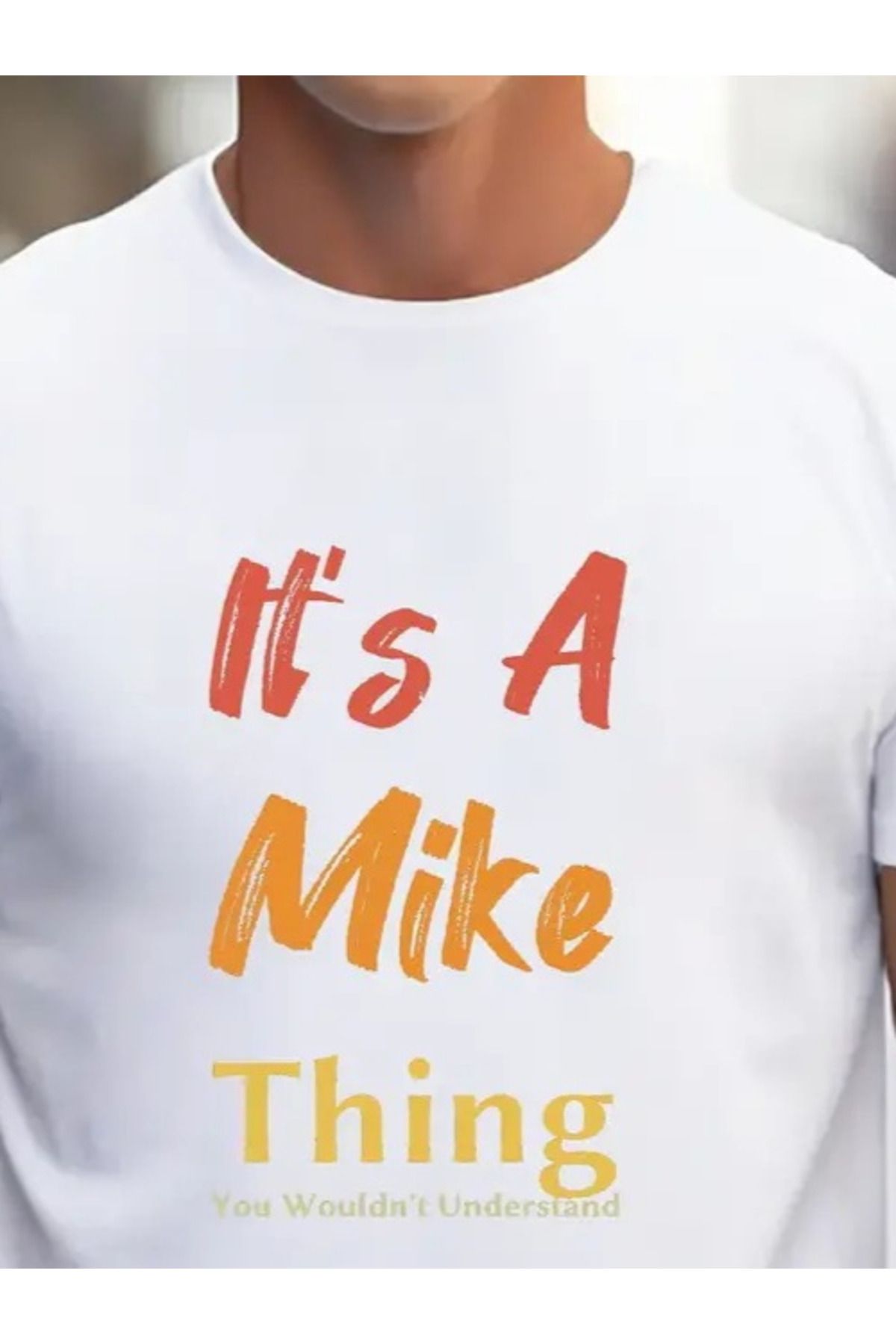 Albayrak Erkek It Is A Mike Thing Baskılı Erkek T-shirt
