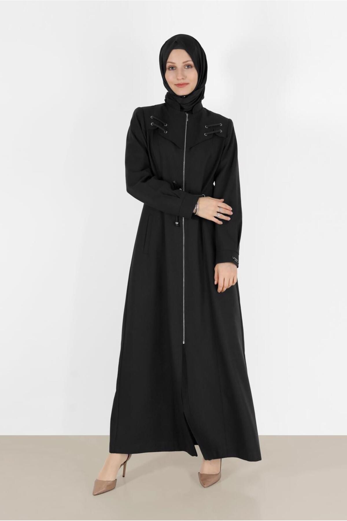 10491 زیپ بنددار DETAILED WAIST-TOPCOAT Alvina