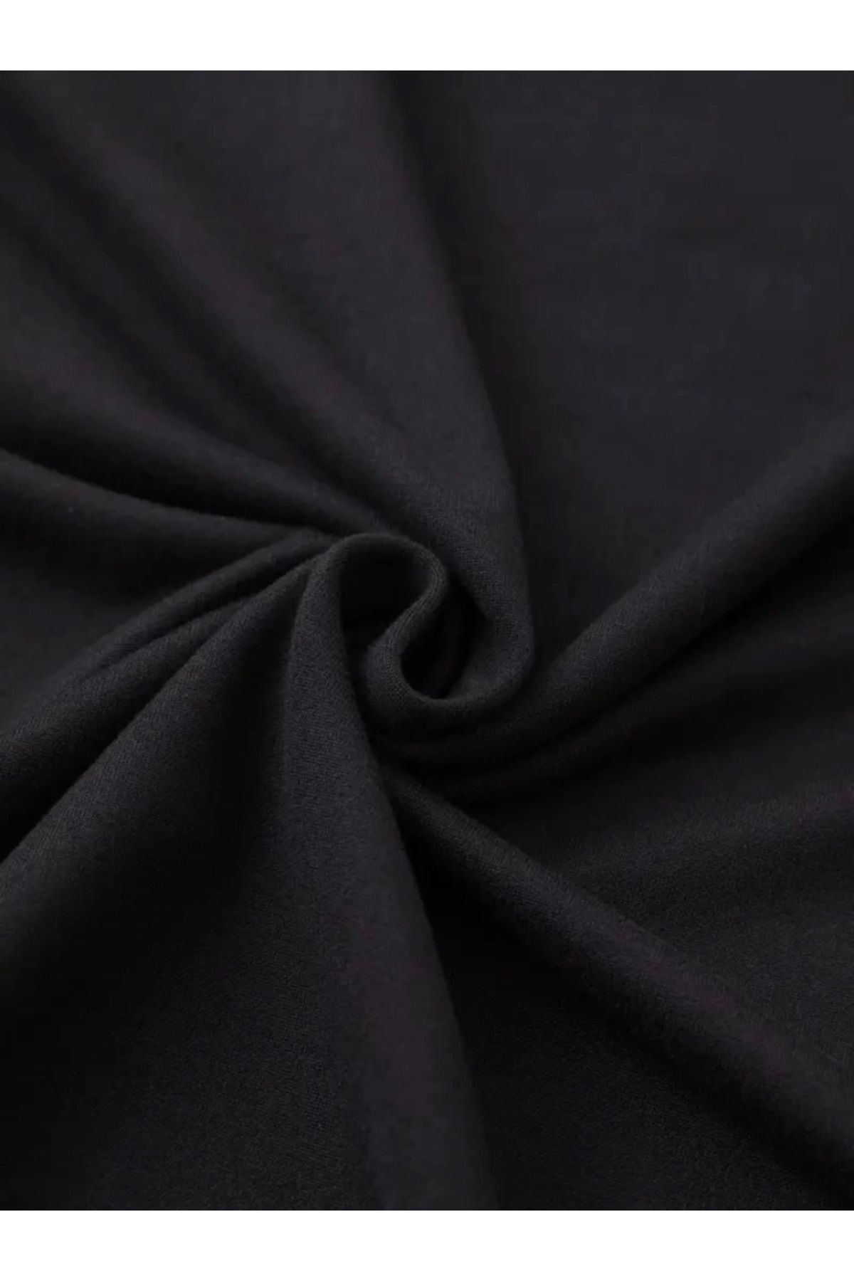Albayrak Baskılı Oversize Bisiklet Yaka T-shirt - Siyah