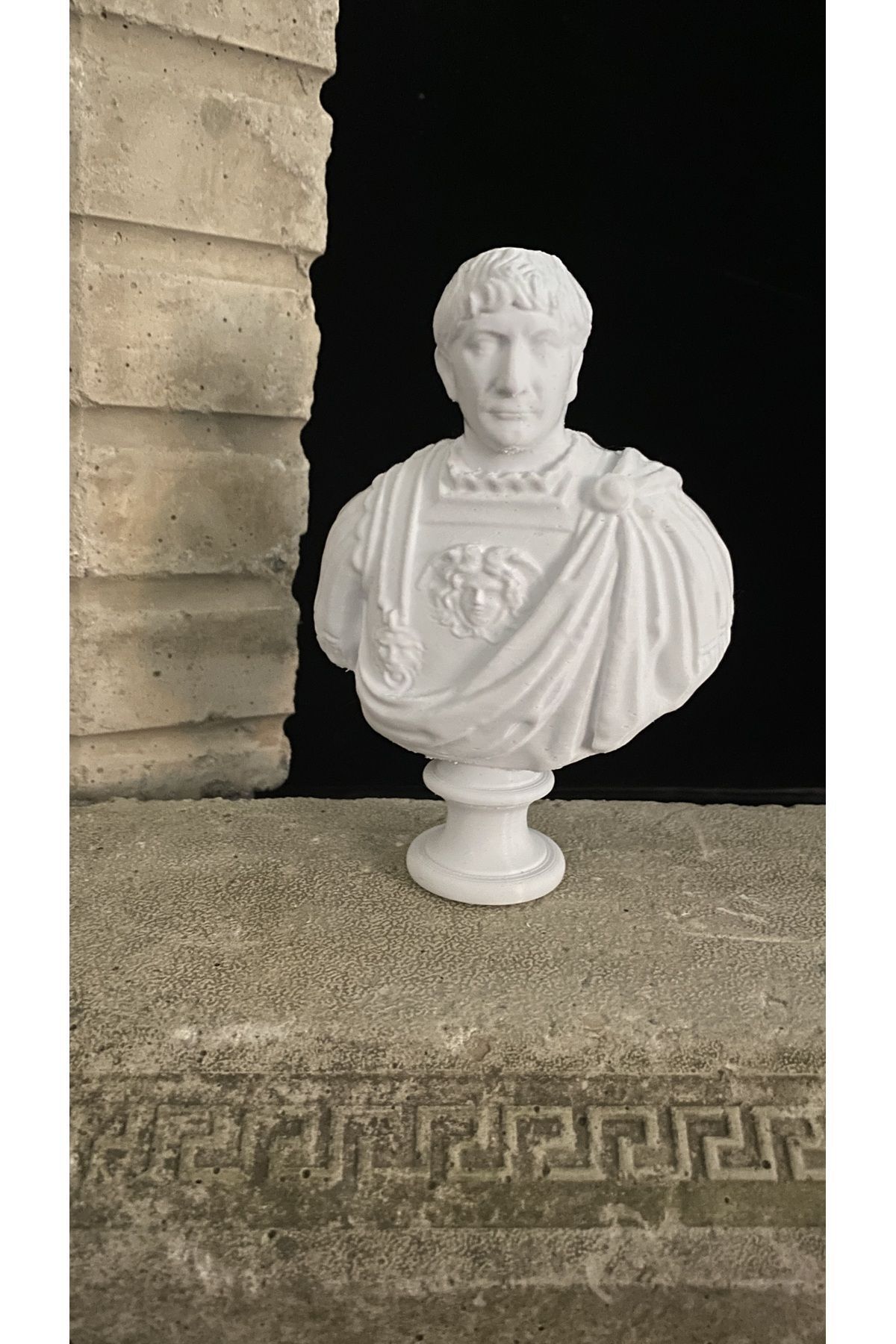 teknotrust Roma İmparatoru Trajan Dekoratif Obje Kitaplık Dekor Hediyelik Biblo