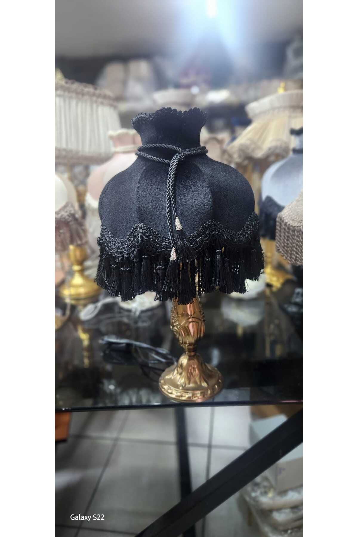 teknotrust Klasik Abajur Bronz Ayak 51cm.