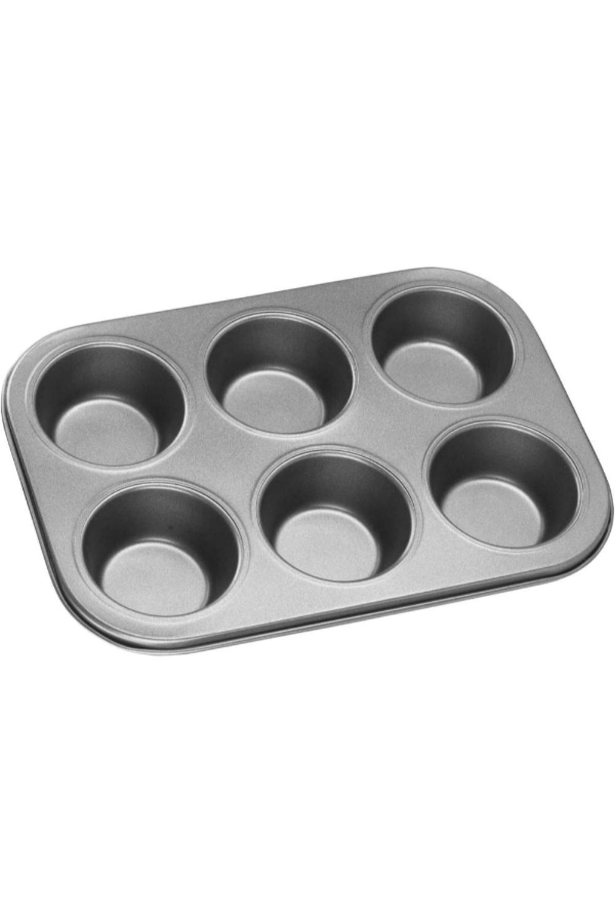 MODACO 6'lı Muffin Kek Kalıbı