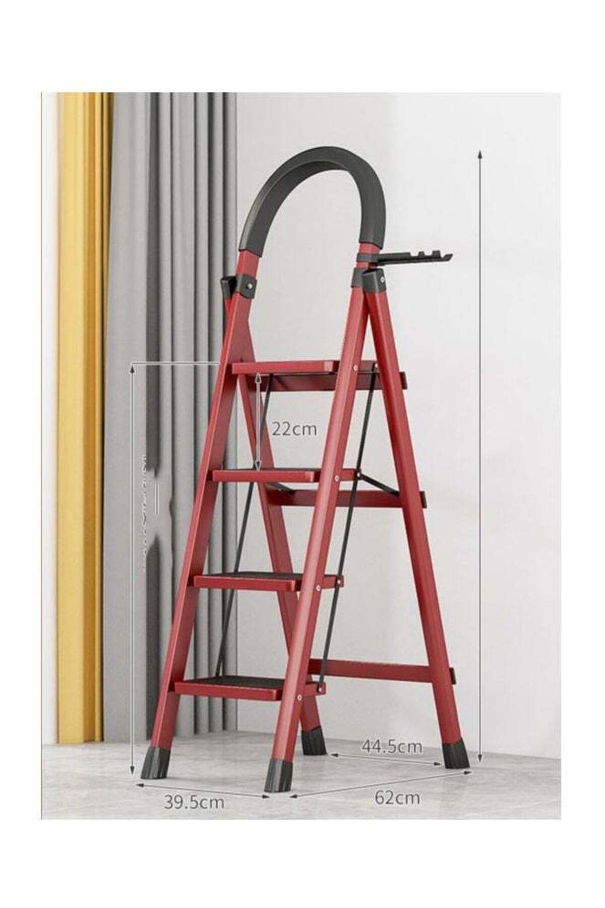 COOYA-Multifunctional portable ladder, durable, foldable design, non-slip steps, easy to use, for home use 4