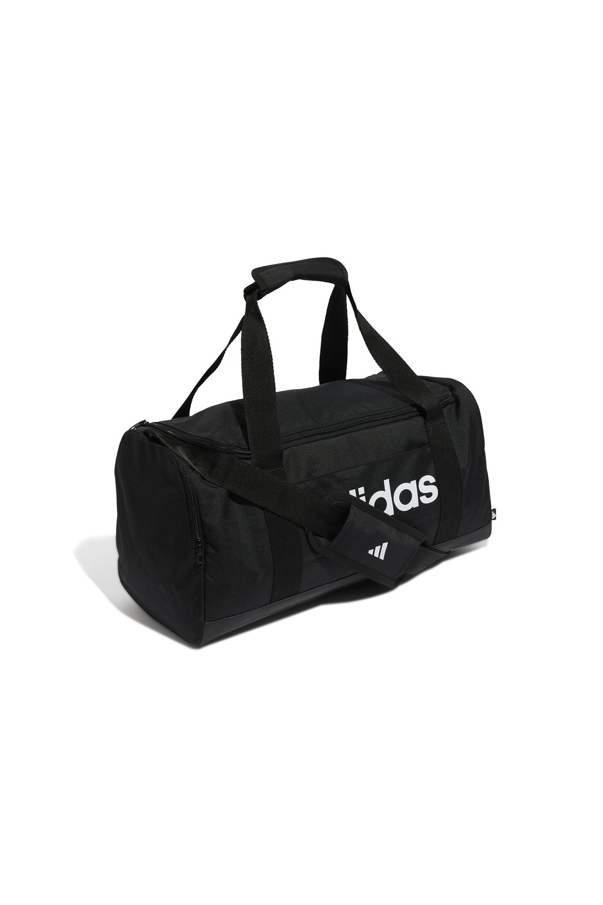 adidas-Black Linear Duffel Sports Bag Je8343 3