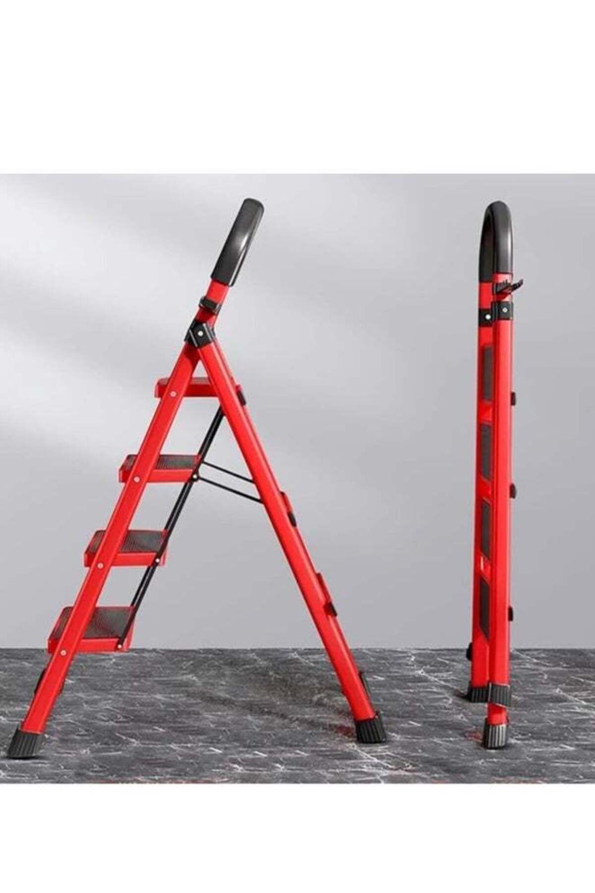 COOYA-Multifunctional portable ladder, durable, foldable design, non-slip steps, easy to use, for home use 7