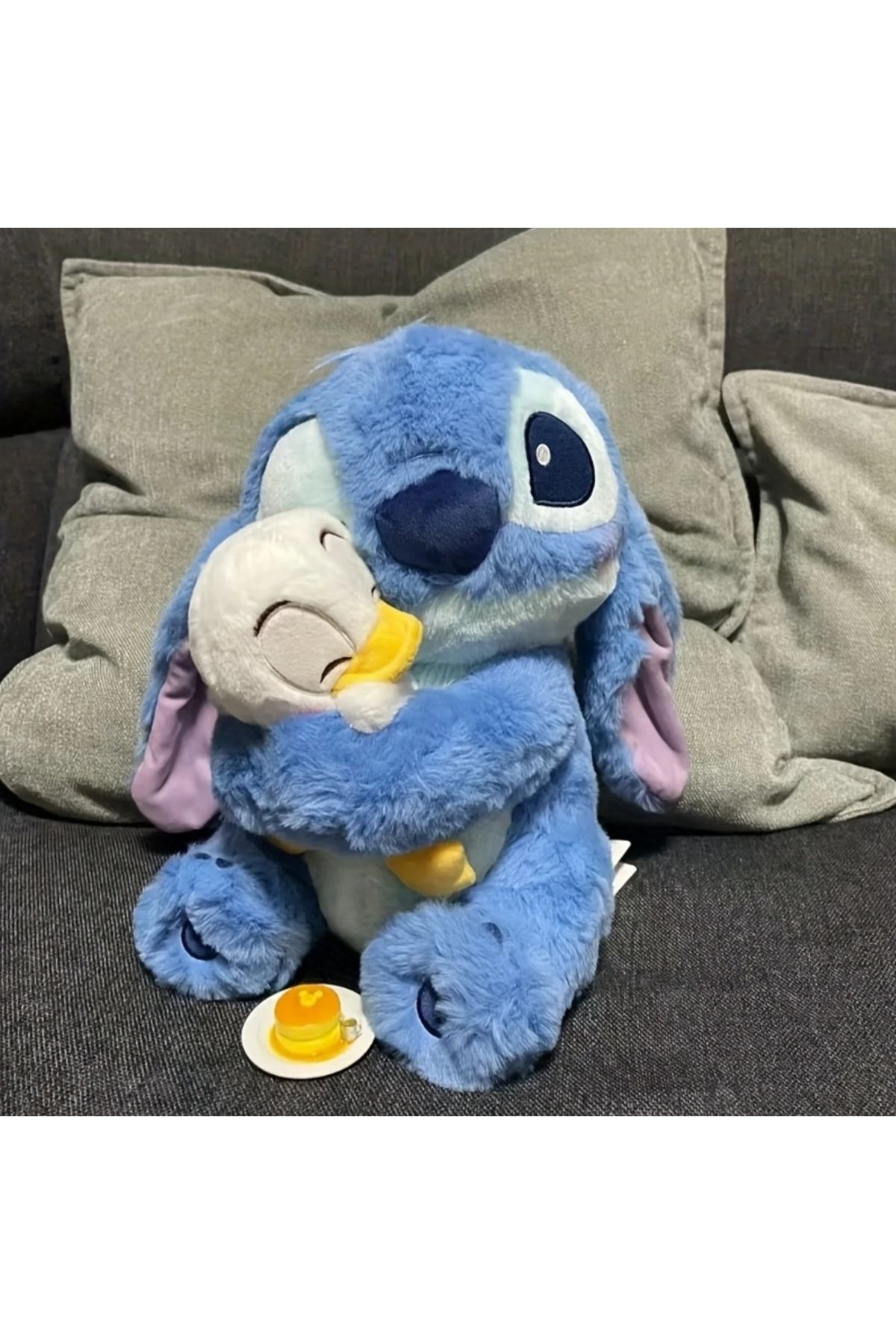 30 cm Sevimli Disney Hug Stitch Duck Peluş Oyuncak Mavi