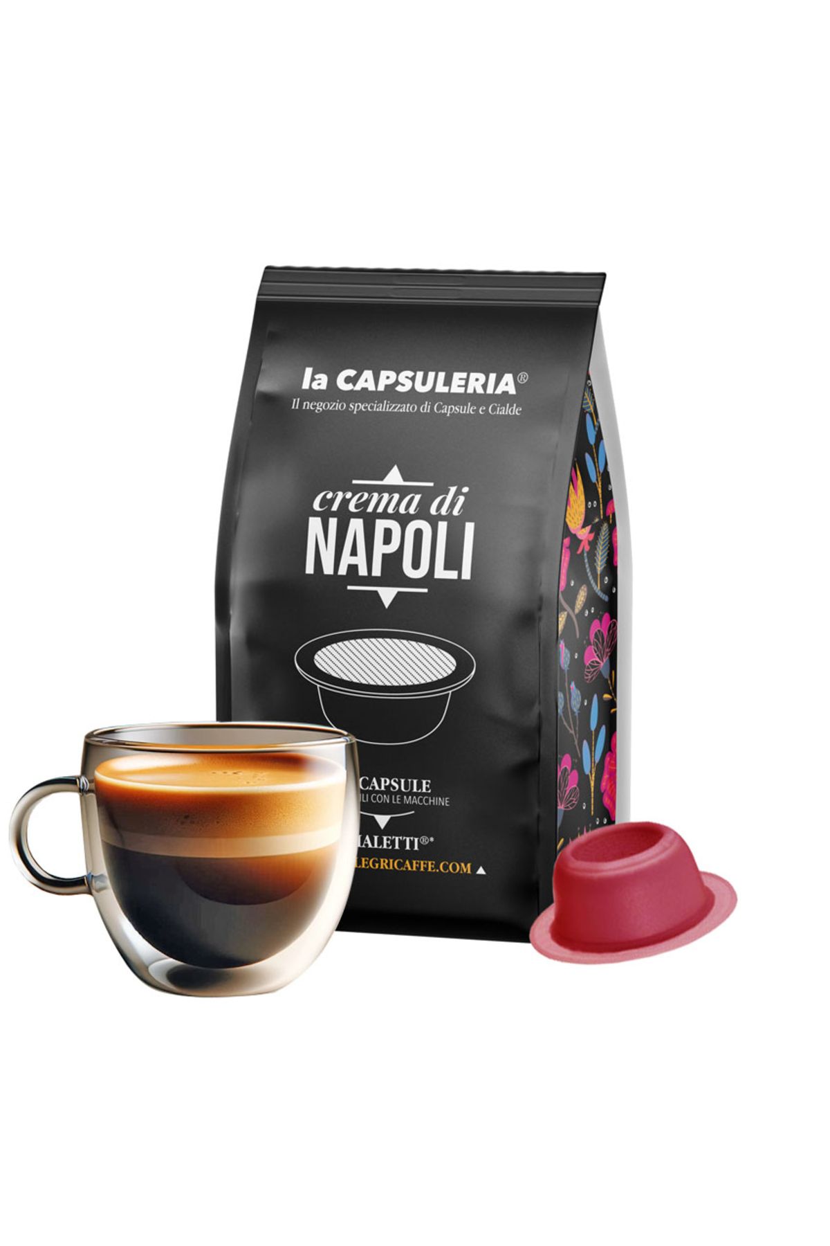La Capsuleria Cafea Crema Di Napoli, 10 Capsule Compatibile Bialetti *, - One Size